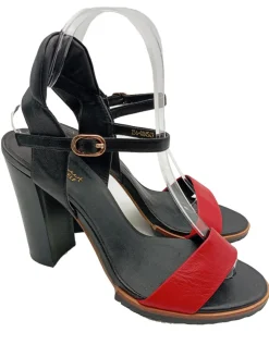 Sandaletten>perfect Riemchen-Sandaletten Größe 37 rotschwarz