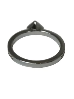 Ringe>Swarovski Ring mit Zierstein Größe 55 silberfarben