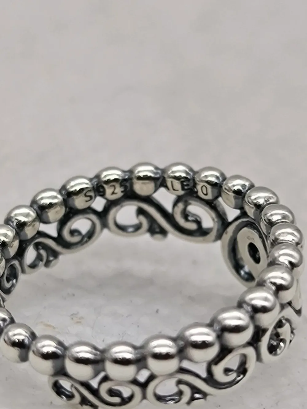 Ringe>Pandora Ring mit Zierstein Größe 50 silberfarben