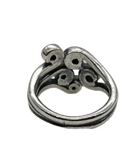 Ringe>Pandora Ring mit Zierstein Größe 50 silberfarben