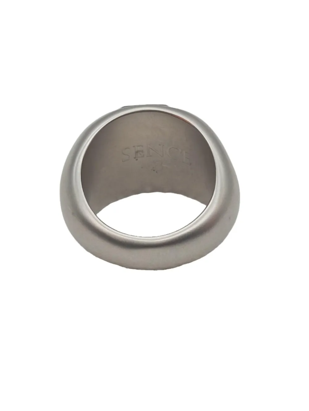 Ringe>Sence Ring mit Zierstein Größe 55 silberfarben