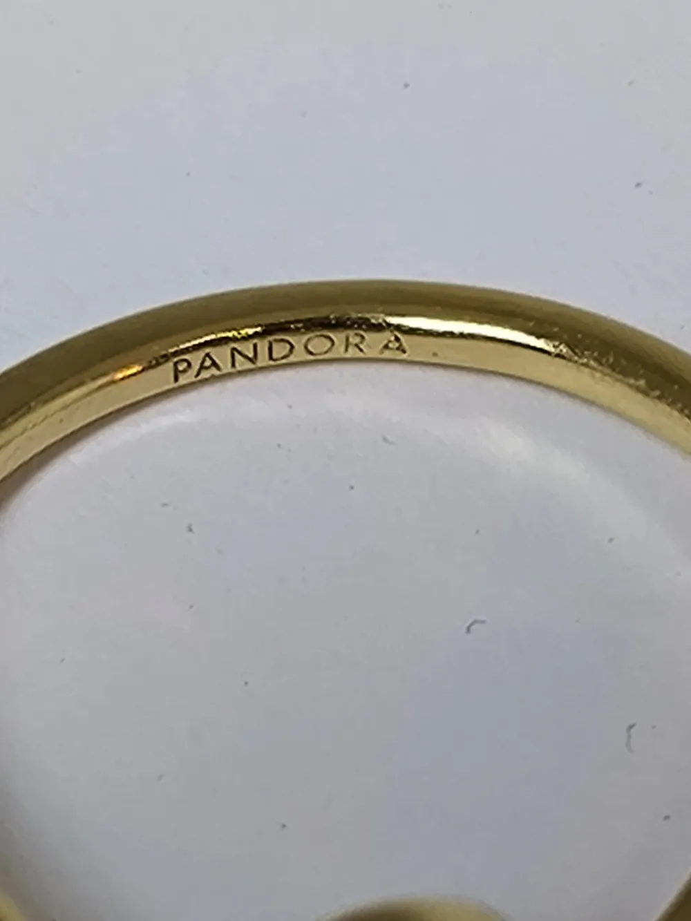 Ringe>Pandora Ring mit Zierstein Größe 57 goldfarben