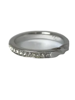 Ringe>Swarovski Ring mit Zierstein Größe 55 silberfarben