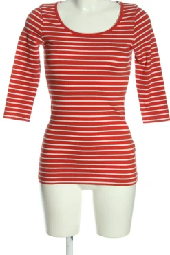 Shirts>Vero Moda Ringelshirt Größe 34 rotweiß