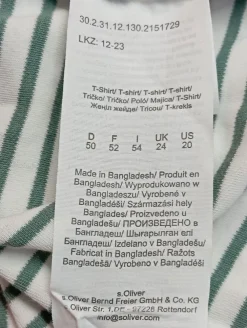 Ringelshirt Größe 50-s.Oliver Outlet