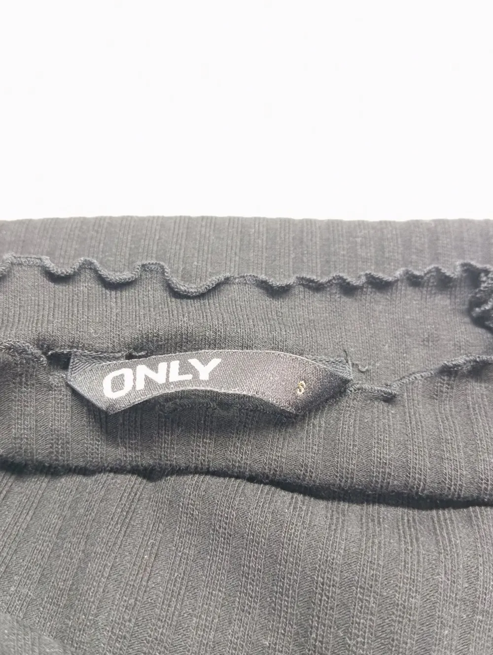 Shirts>Only Rippshirt Größe 36 schwarz