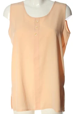 Blusen>odel ärmellose Bluse Größe 38 nude