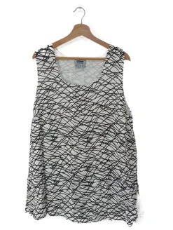 ärmellose Bluse Größe 48-Ulla Popken New