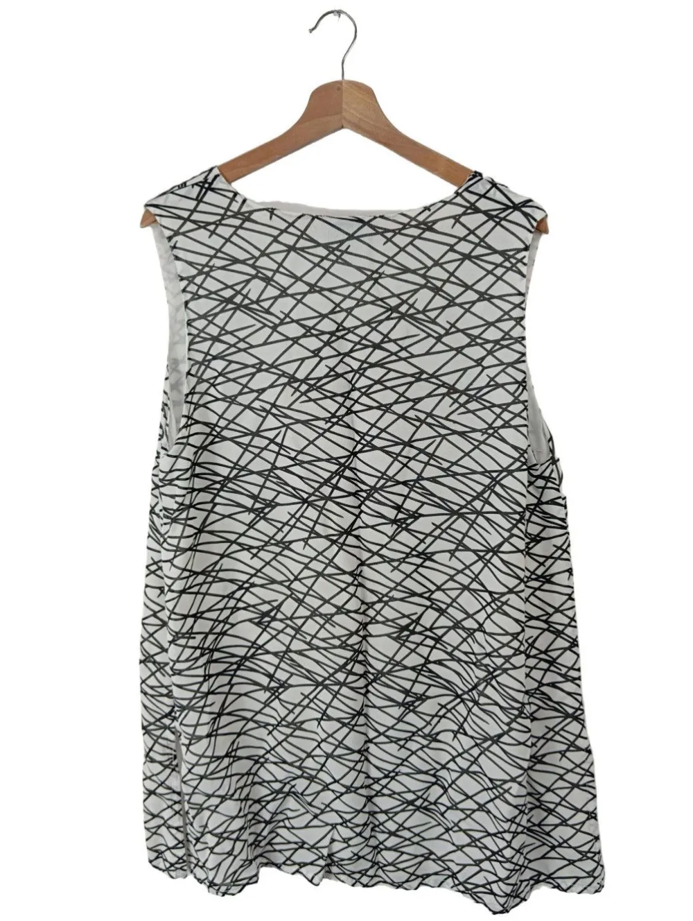 ärmellose Bluse Größe 48-Ulla Popken New