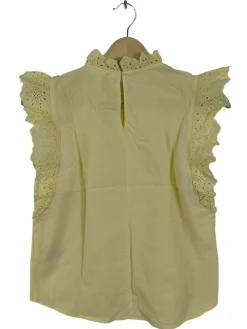 Blusen>H&M ärmellose Bluse Größe 34 blassgelb