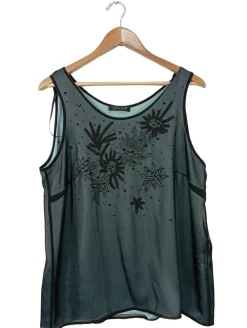 Blusen>Yarell ärmellose Bluse Größe 44 türkis