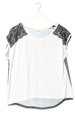 Blusen>Vero Moda ärmellose Bluse Größe 36 weißschwarz