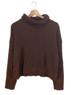 Pullover>SheIn Rollkragenpullover Größe 38 braun