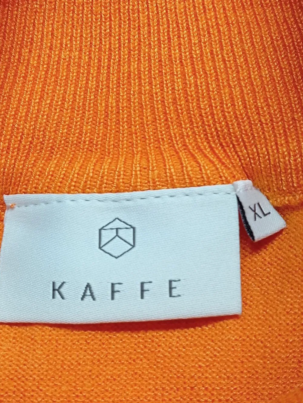 Pullover>Kaffe Rollkragenpullover Größe 42 hellorange