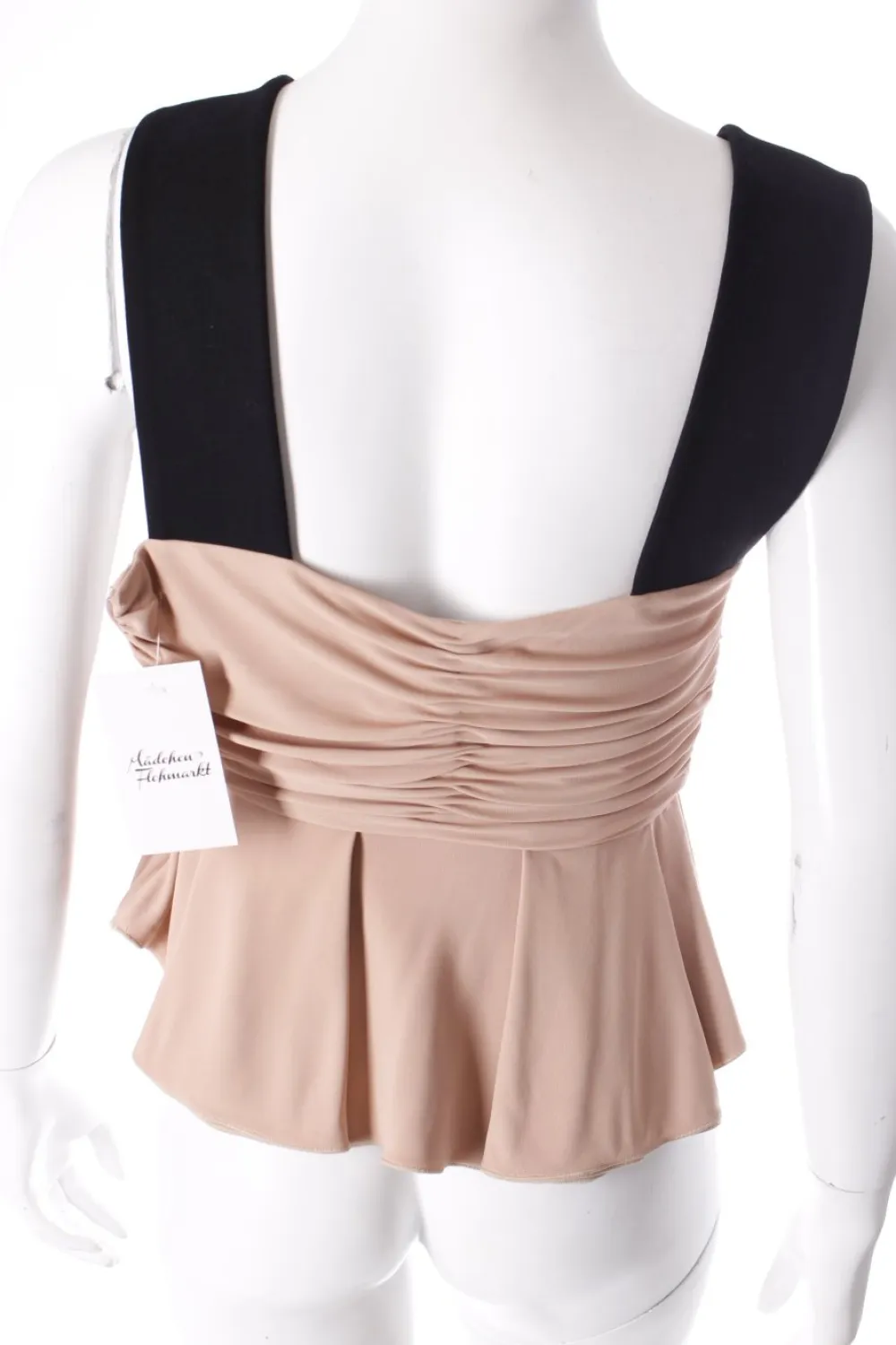 Tops>Issa Rüschentop Größe 34 schwarzaltrosa