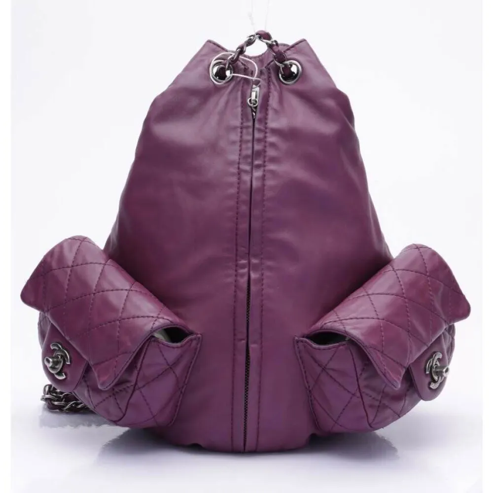 Rucksäcke>Chanel Rucksack lila