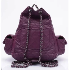 Rucksäcke>Chanel Rucksack lila