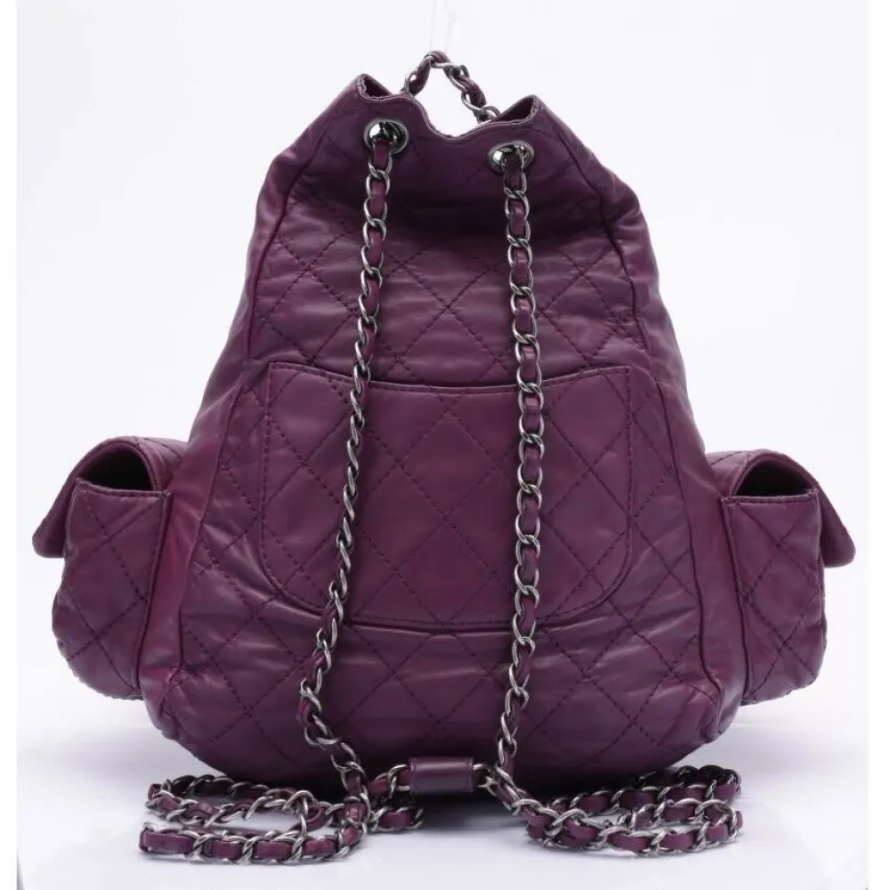 Rucksäcke>Chanel Rucksack lila
