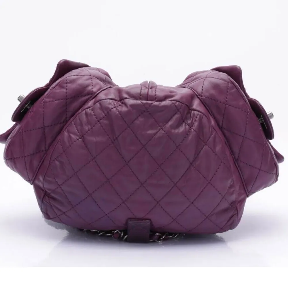 Rucksäcke>Chanel Rucksack lila