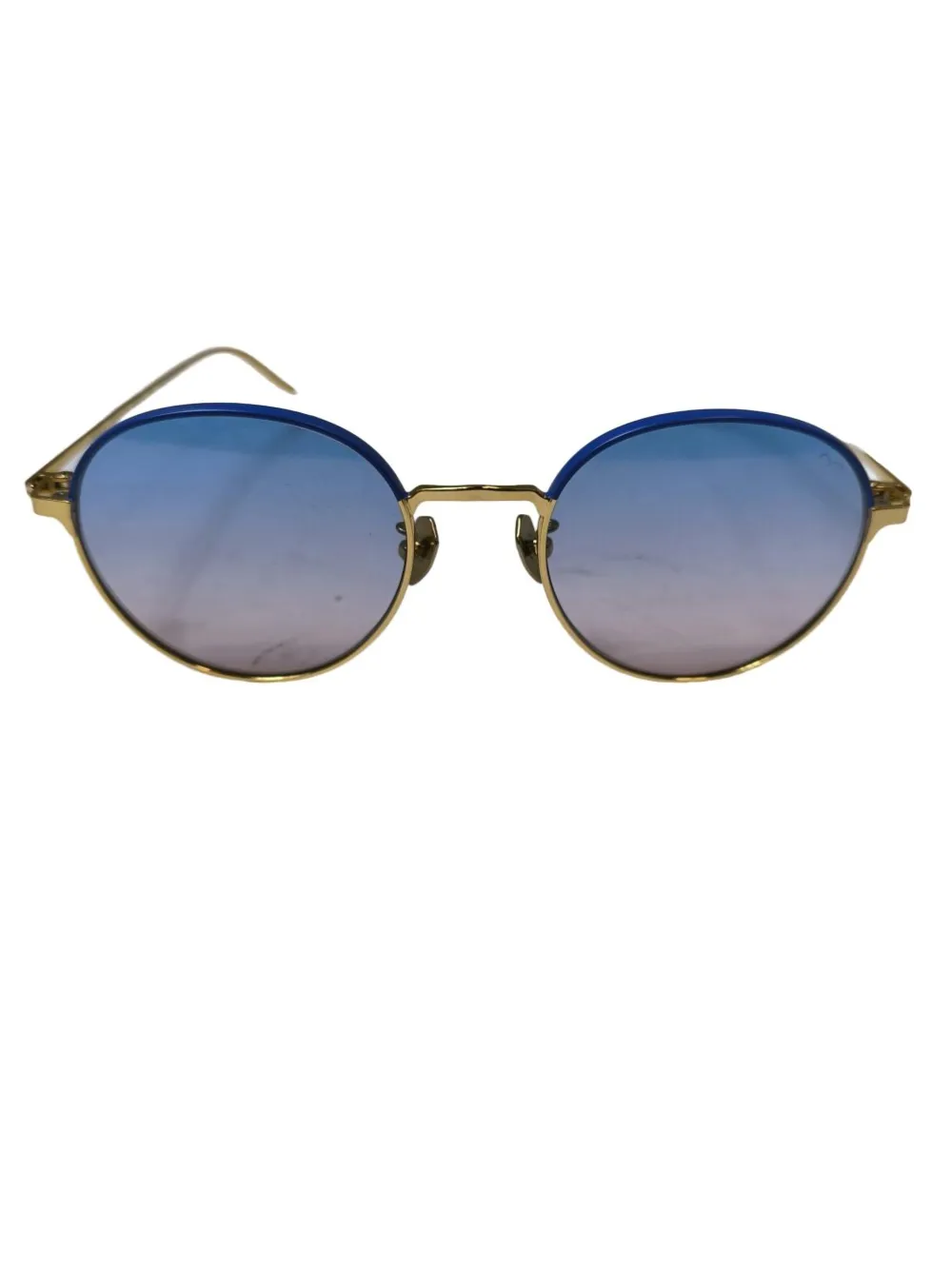 Sonnenbrillen>MYM runde Sonnenbrille goldfarben