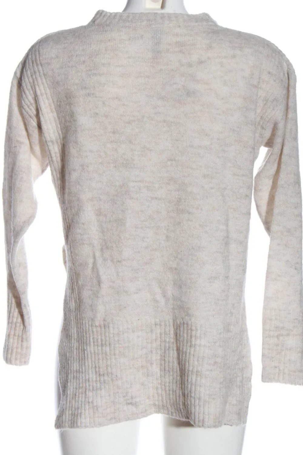 Pullover>H&M Divided Rundhalspullover Größe 34 hellgrauwollweiß