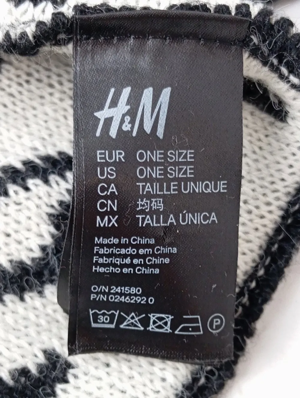 Schals>H&M Rundschal schwarzweiß