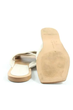 Pantoletten>Stradivarius Sabots Größe 39 wollweiß