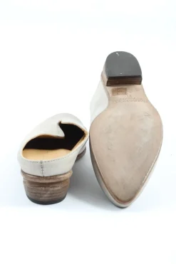 Pantoletten>ernesto dolani Sabots Größe 37 hellgrau