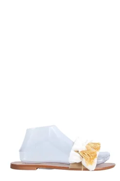 Pantoletten>Mango Sabots Größe 37 weißwollweiß