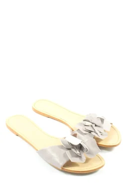 Pantoletten>Anesia Sabots Größe 40 hellgrau