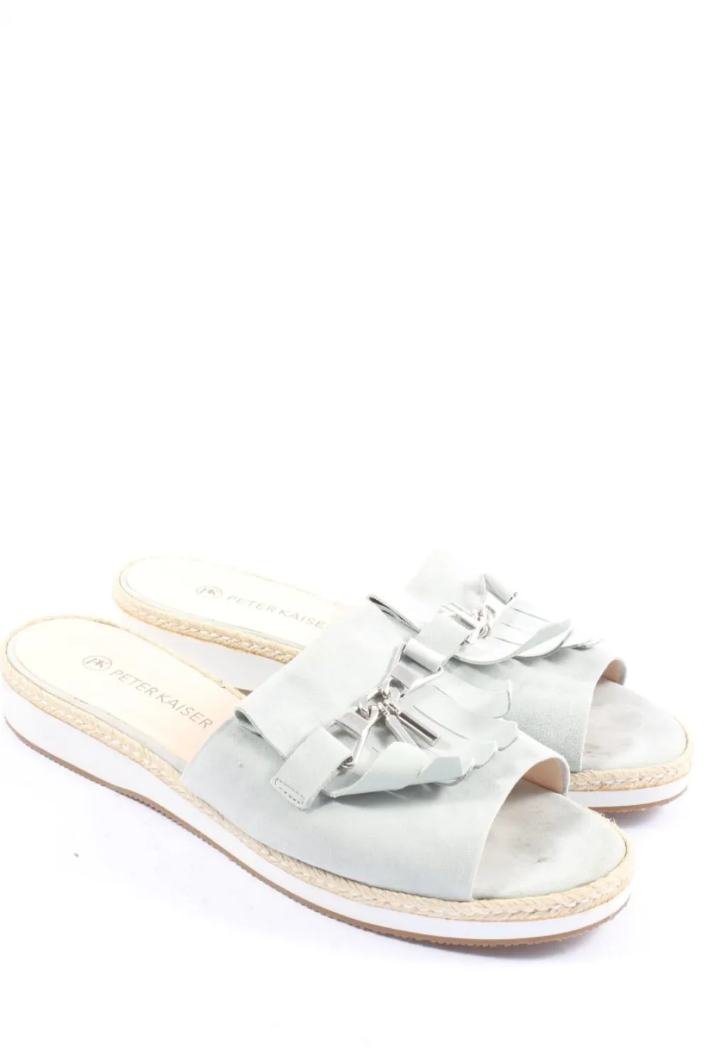 Pantoletten>Peter Kaiser Sabots Größe 43 blassblau