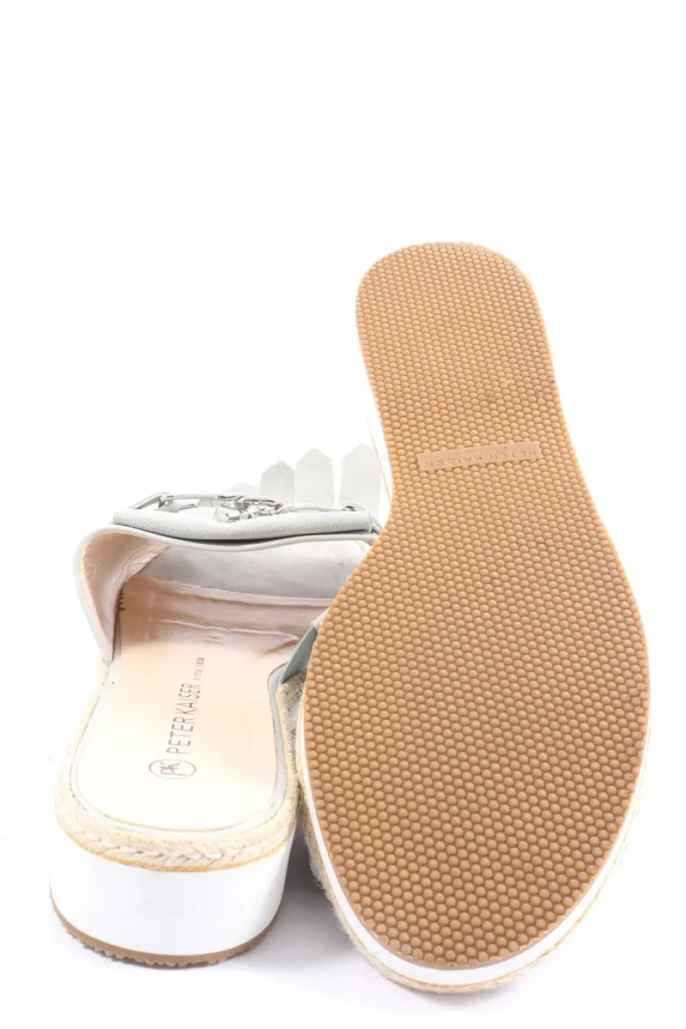 Pantoletten>Peter Kaiser Sabots Größe 43 blassblau