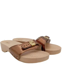 Pantoletten>Scholl Sabots Größe 37 bronzefarben