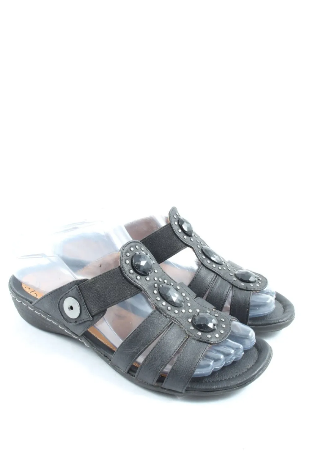 Pantoletten>wellness Sabots Größe 36 schwarz