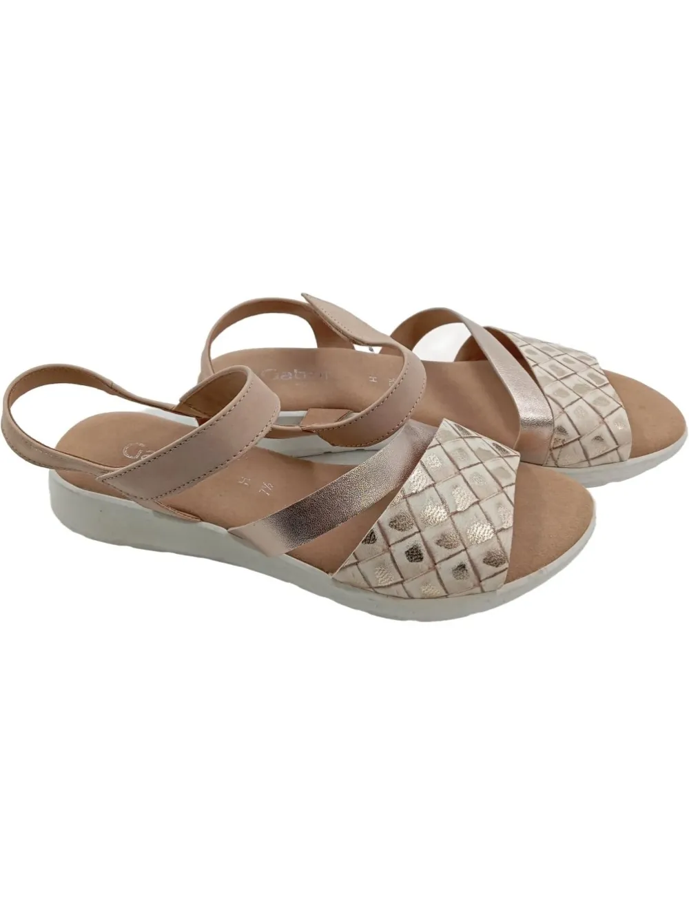 Sandalen>Gabor Sandalen Größe 41 beige