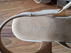 Sandalen>Gabor Sandalen Größe 41 beige