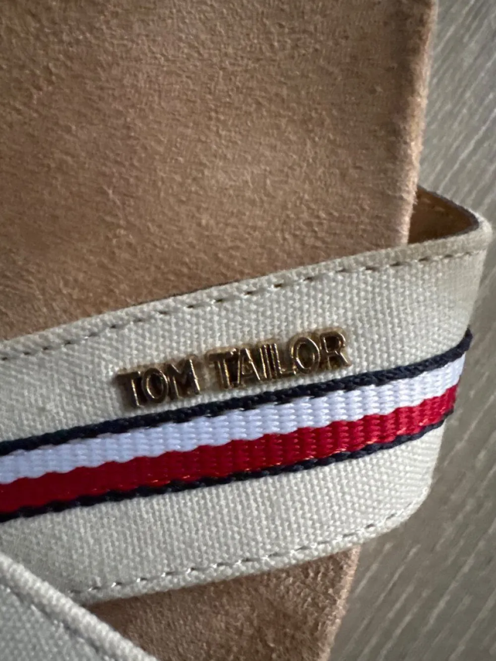 Sandalen>Tom Tailor Sandalen Größe 40 beige