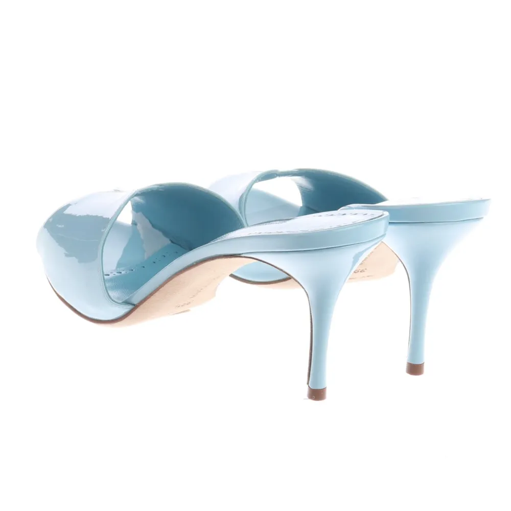 Sandaletten>Manolo Blahnik Sandaletten Größe 39,5 blau