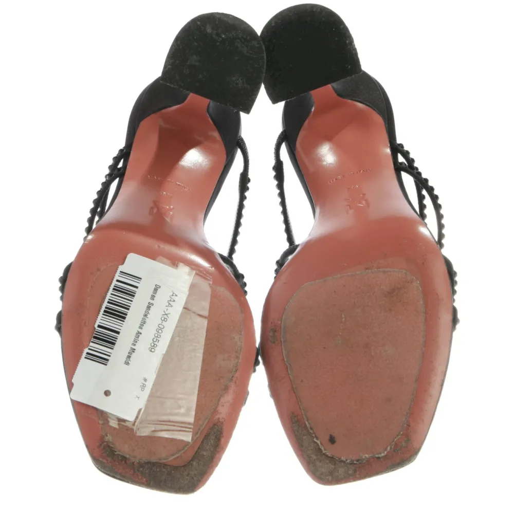 Sandaletten>Amina Muaddi Sandaletten Größe 39,5 schwarz