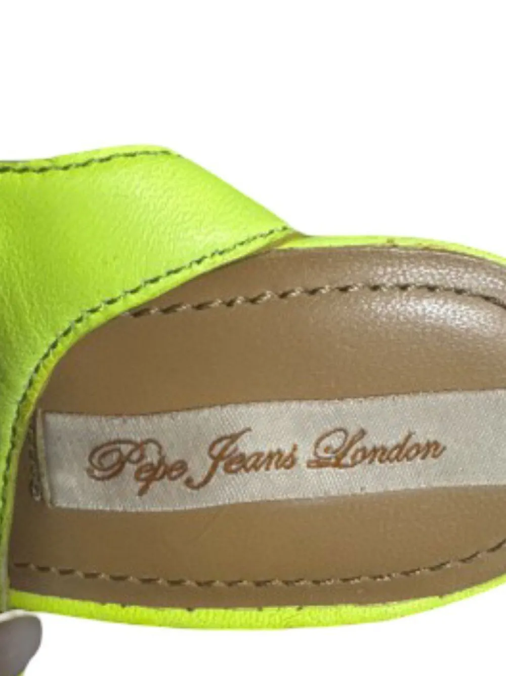 Sandaletten>Pepe Jeans London Sandaletten Größe 38 gelb