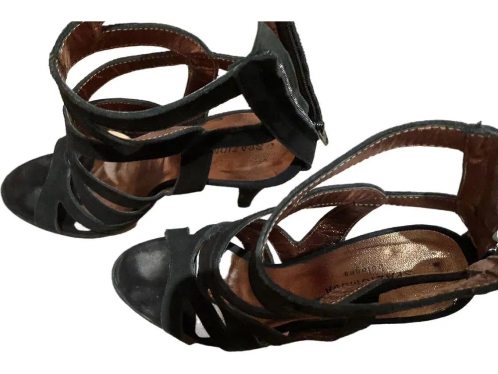 Sandaletten> Sandaletten Größe 37 schwarz