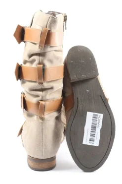 Stiefel>toes browns Schaftstiefel Größe 37 cremebraun