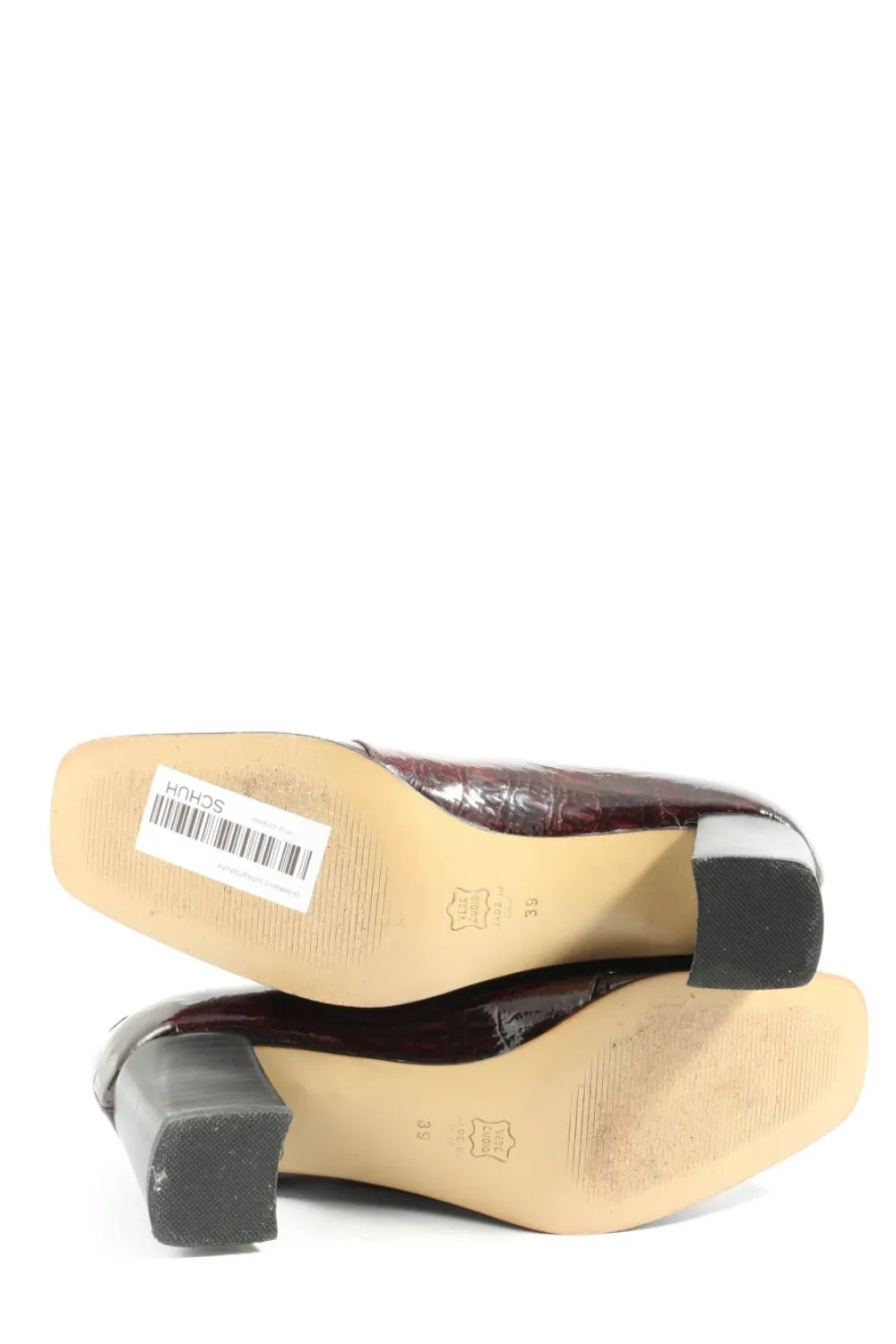 Halbschuhe>DONNA SOFT Schlüpfschuhe Größe 39 rot