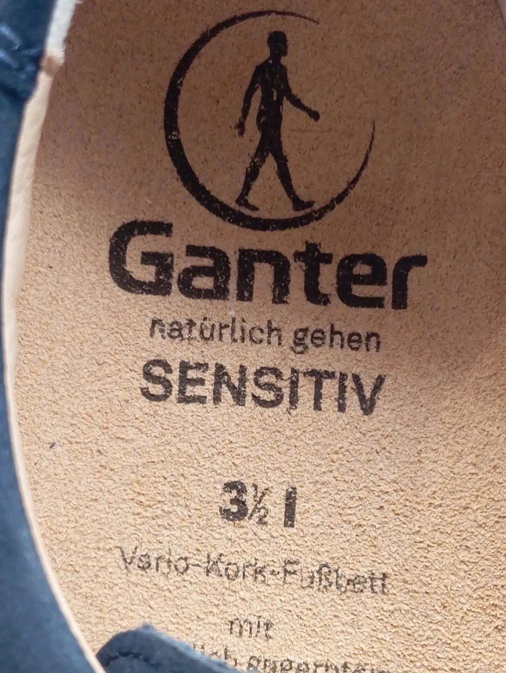 Halbschuhe>Ganter Schlüpfschuhe Größe 36 blau
