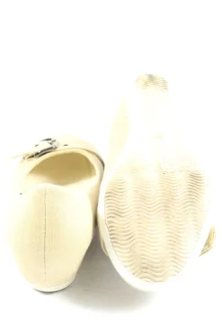 Halbschuhe>mio tempo Schlüpfschuhe Größe 39 creme