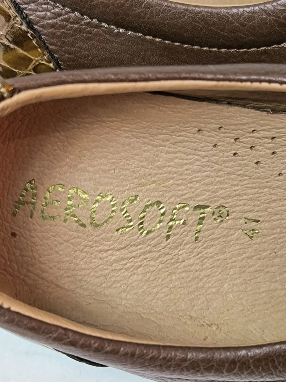 Halbschuhe>Aerosoft Schlüpfschuhe Größe 41 braun