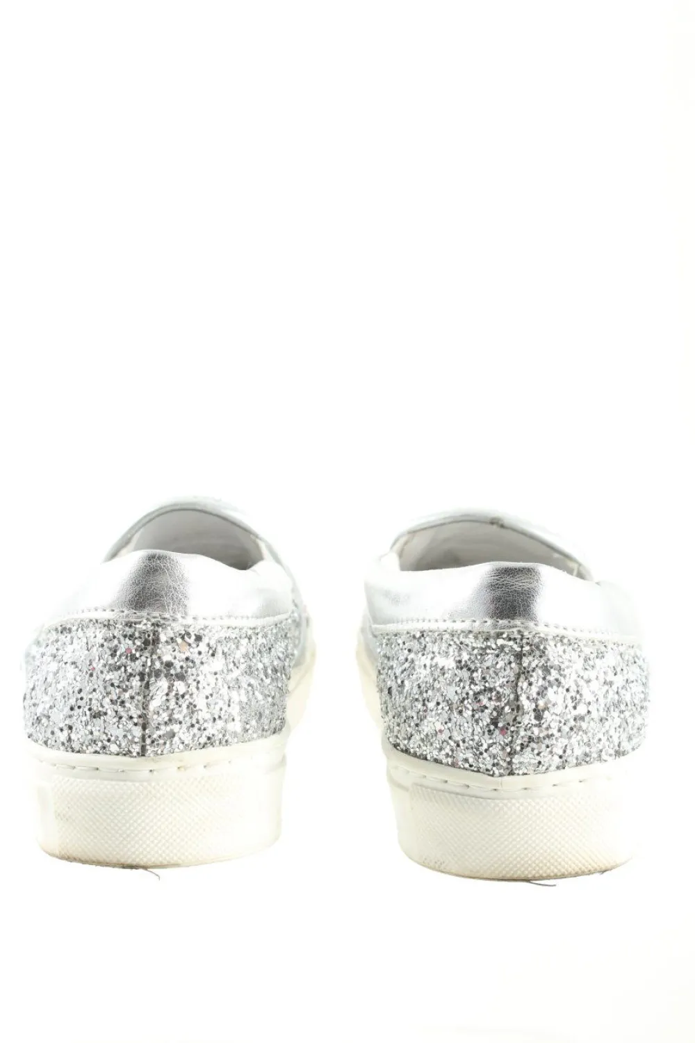 Halbschuhe>Guess Schlüpfschuhe Größe 36 silberfarbenweiß