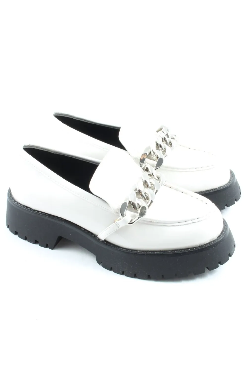 Halbschuhe>Asos Schlüpfschuhe Größe 40 weiß