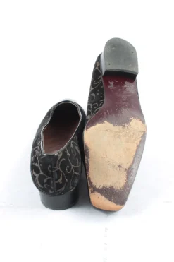 Halbschuhe>Platino Schlüpfschuhe Größe 38 schwarzwollweiß