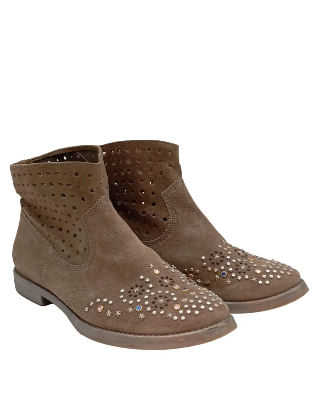 Stiefeletten>Hu00f6gl Schlüpf-Stiefeletten Größe 37 braun